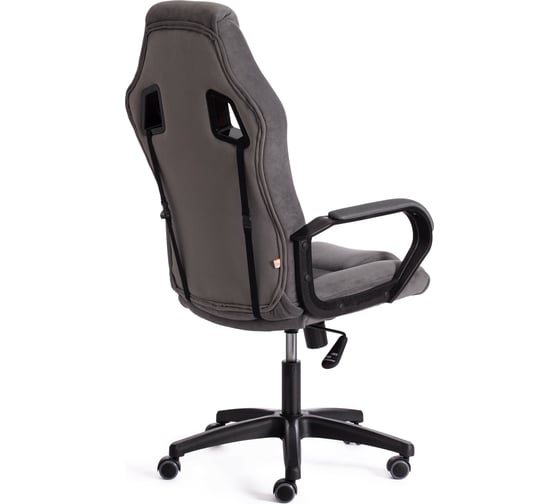 Кресло Tetchair driver 22 флок/ткань, серый/серый 29/tw-12 19291