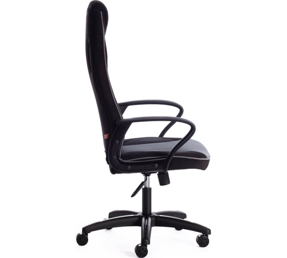 Кресло Tetchair racer флок/ткань, черный/серый 35/tw-12/карбон 19270