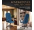 Кресло Tetchair сн888 lt 22 флок, синий 32 19393 11