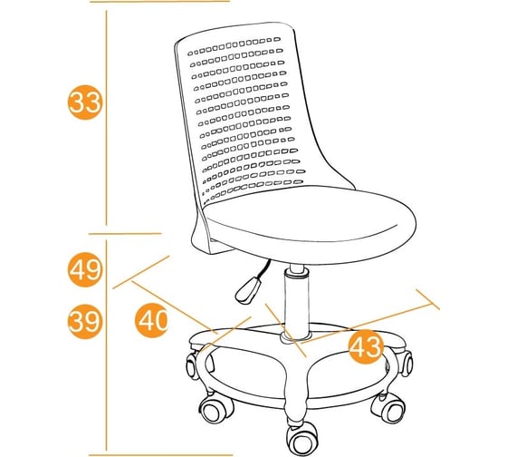 Кресло Tetchair kiddy ткань, салатовый 10731