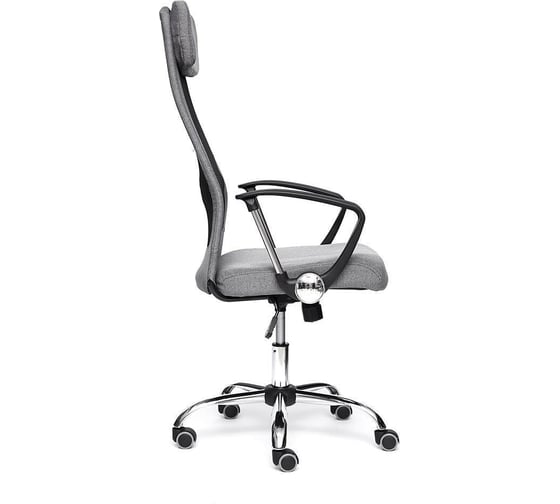 Кресло Tetchair profit ткань, серый/черный 12728