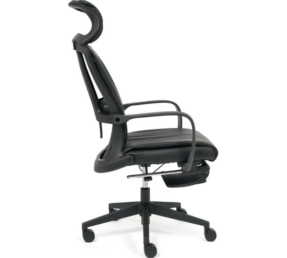 Кресло Tetchair wing кожзаменитель, черный 14199