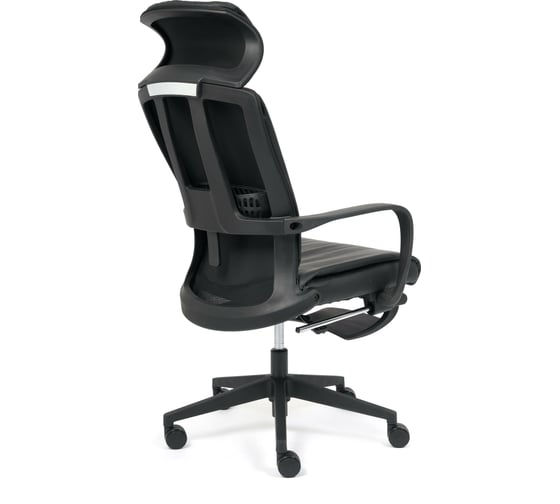 Кресло Tetchair wing кожзаменитель, черный 14199