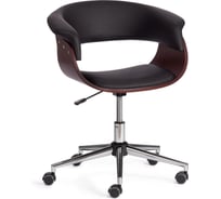 Кресло Tetchair vimta орех, кожзаменитель, черный 13663