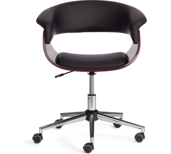 Кресло Tetchair vimta орех, кожзаменитель, черный 13663