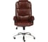 Кресло Tetchair bergamo 22 хром, искусственная кожа, коричневое 2 tone 19368 2