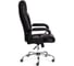 Кресло Tetchair bergamo 22 хром, искусственная кожа, черное 36-6 19370 3