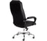 Кресло Tetchair bergamo 22 хром, искусственная кожа, черное 36-6 19370 4