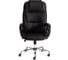 Кресло Tetchair bergamo 22 хром, искусственная кожа, черное 36-6 19370 6