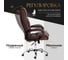 Кресло Tetchair bergamo 22 хром, ткань, коричневое 3м7-147 19398 4