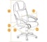 Кресло Tetchair bergamo 22 хром, ткань, коричневое 3м7-147 19398 8