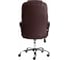 Кресло Tetchair bergamo 22 хром, искусственная кожа, коричневое 36-36 19369 5