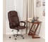 Кресло Tetchair bergamo 22 хром, искусственная кожа, коричневое 36-36 19369 12