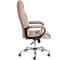 Кресло Tetchair bergamo 22 хром, флок, бежевое 7 19371 2