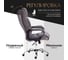 Кресло Tetchair bergamo 22 хром, флок, серое 29 19374 4