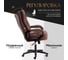 Кресло Tetchair comfort lt 22 флок, коричневое 6 19384 5