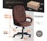 Кресло Tetchair comfort lt 22 флок, коричневое 6 19384 7