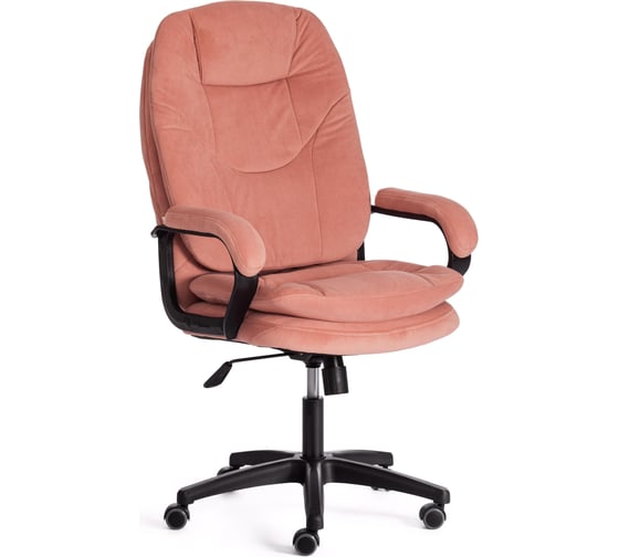 Кресло Tetchair comfort lt 22 флок, розовое 137 19385