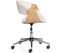 Кресло Tetchair bend искусственная кожа, натуральный/белый 13664