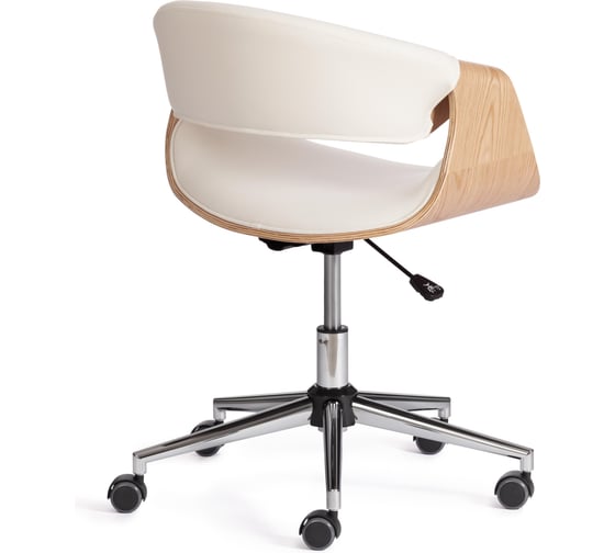 Кресло Tetchair bend искусственная кожа, натуральный/белый 13664