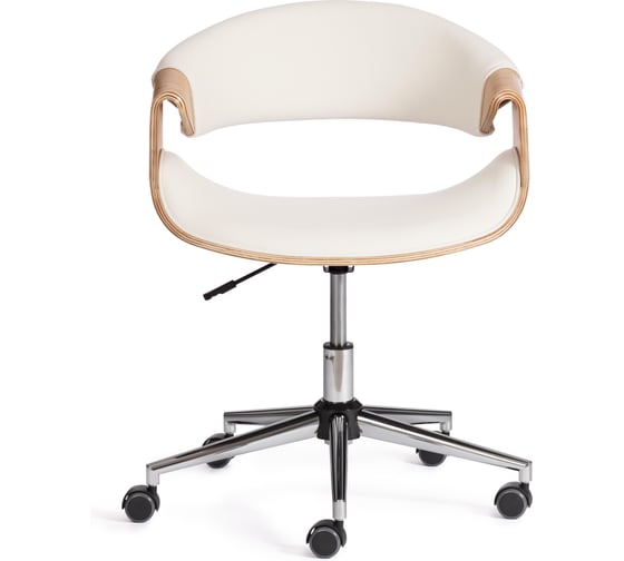 Кресло Tetchair bend искусственная кожа, натуральный/белый 13664