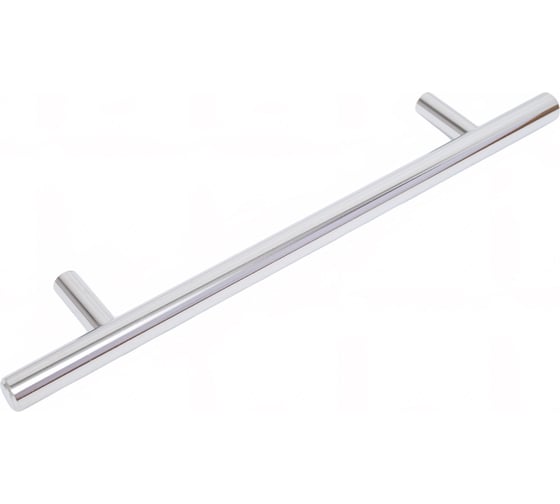 Ручка-рейлинг MFK-TORG L530-128-СР 128 мм, хром, диаметр 10 мм L530-128-10-СР