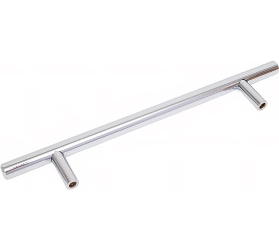 Ручка-рейлинг MFK-TORG L530-128-СР 128 мм, хром, диаметр 10 мм L530-128-10-СР