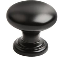 Ручка-кнопка MFK-TORG матовый черный, круг RK-106 BL