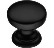 Ручка-кнопка MFK-TORG круглая, матовый черный K-2360 BL