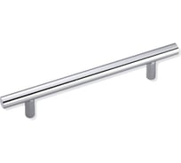 Ручка-рейлинг MFK-TORG L530-128-SN 128 мм, никель, диаметр 10 мм L530-128-10-SN