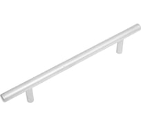 Ручка-рейлинг MFK-TORG L530-128-SC 128 мм, матовый хром, диаметр 10 мм L530-128-10-SC