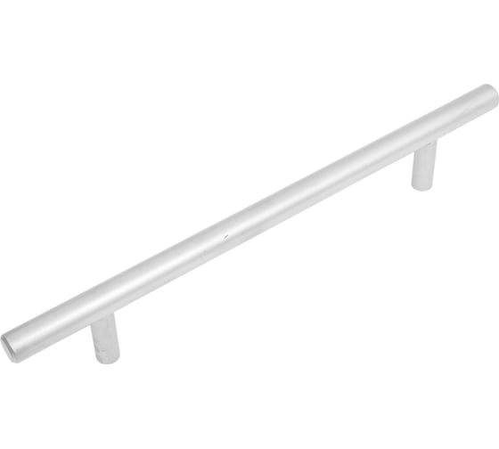 Ручка-рейлинг MFK-TORG L530-128-SC 128 мм, матовый хром, диаметр 10 мм L530-128-10-SC