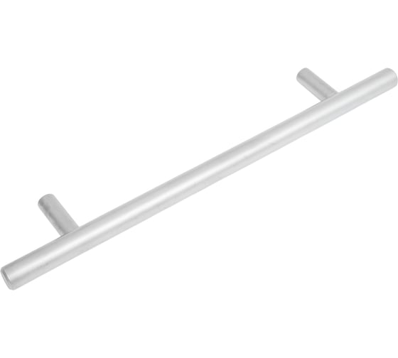 Ручка-рейлинг MFK-TORG L530-128-SC 128 мм, матовый хром, диаметр 10 мм L530-128-10-SC