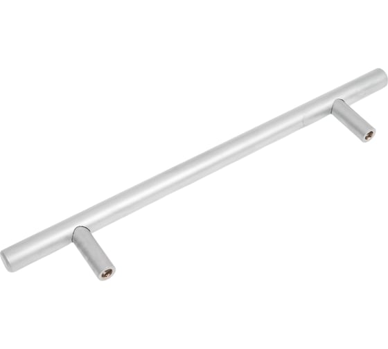 Ручка-рейлинг MFK-TORG L530-128-SC 128 мм, матовый хром, диаметр 10 мм L530-128-10-SC