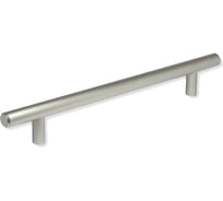 Ручка-рейлинг MFK-TORG L530 МС С9552078-128МС 128 мм, матовый хром, диаметр 12 мм RR128МX