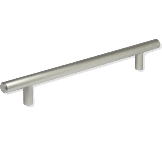 Ручка-рейлинг MFK-TORG L530 МС С9552078-128МС 128 мм, матовый хром, диаметр 12 мм RR128МX