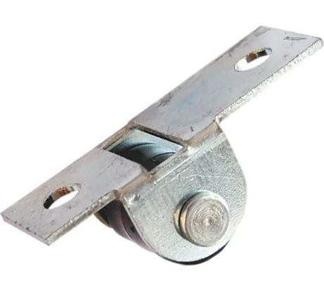 Выкатной прямой ролик MFK-TORG 531-01 крепеж цинк, 15 мм РВ 531-01