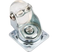 Мебельное поворотное колесо MFK-TORG PVC 35 мм, прозрачный 5007035