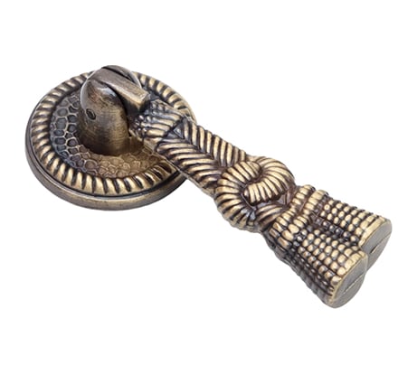 Ручка-кнопка Скобяной Косичка модель 44 бронза 002762