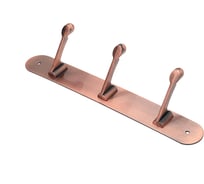 Вешалка Скобяной 3 крючка медь Хедер 002406