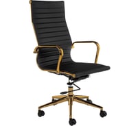 Компьютерное кресло Woodville reus золотой / черный 11674