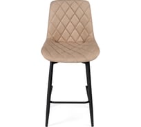 Полубарный стул Woodville баодин крутящийся бежевый / черный 520609