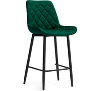 Полубарный стул Woodville баодин зеленый / черный 517167