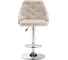 Барный стул Woodville laguna cream fabric 1635 2