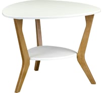 Журнальный стол Мебелик BeautyStyle 15 белый/бук 7835