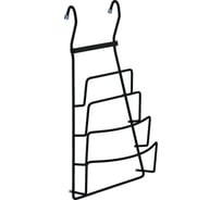 Полка для крышек MFK-TORG 215x115x420 мм, черный матовый YJ-G809b BL