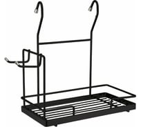 Полка для миксера MFK-TORG 280х175х240 мм, черный матовый YJ-G211 BL