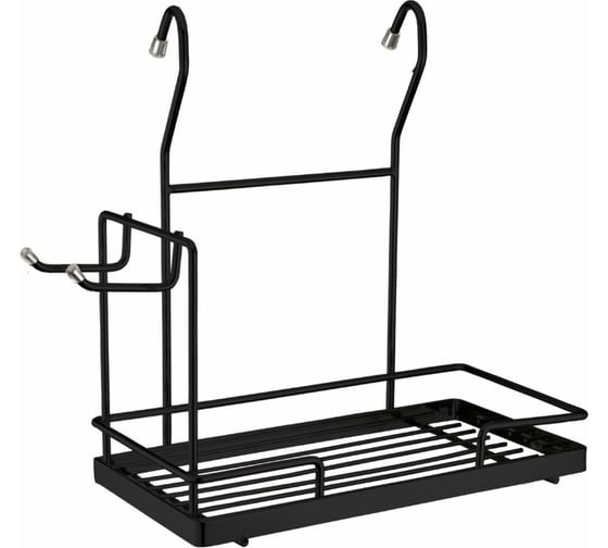 Полка для миксера MFK-TORG 280х175х240 мм, черный матовый YJ-G211 BL 1