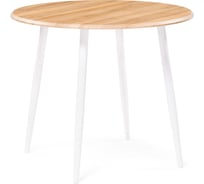 Стол Woodville абилин 90 дуб вотан/белый матовый 507214