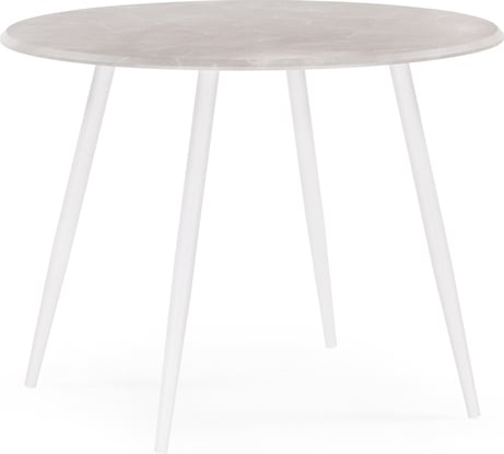 Стол Woodville абилин 100 мрамор светло-серый/белый матовый 507221